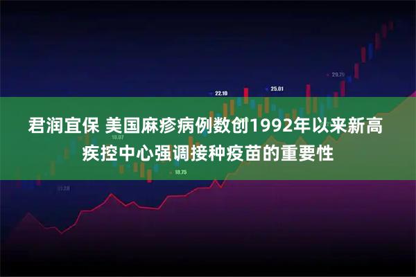 君润宜保 美国麻疹病例数创1992年以来新高 疾控中心强调接种疫苗的重要性